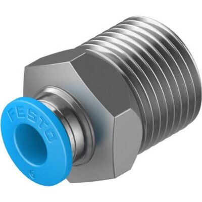 Festo, Technique de raccordement des tubes, Male Connector, R3/8 to 6mm Tube (Raccord de tuyauterie) - Publicité Festo, Technique de raccordement des tubes, Male Connector, R3/8 to 6mm Tube (Raccord de tuyauterie) - Publicité
