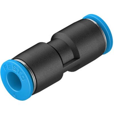 Festo, Technique de raccordement des tubes, Push-in Connector 6mm to 6mm (Raccord de tuyauterie) - Publicité Festo, Technique de raccordement des tubes, Push-in Connector 6mm to 6mm (Raccord de tuyauterie) - Publicité