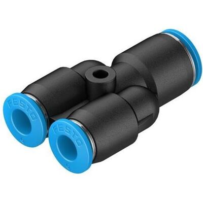 Festo, Technique de raccordement des tubes, Push in Y Connector, 8mm, 6mm (Raccord de tuyauterie) - Publicité Festo, Technique de raccordement des tubes, Push in Y Connector, 8mm, 6mm (Raccord de tuyauterie) - Publicité
