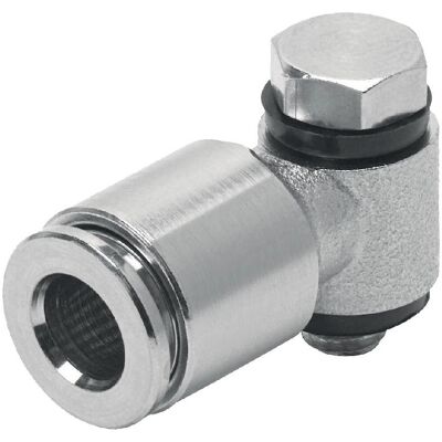 Festo, Technique de raccordement des tubes, Raccord instantané en L NPQM-LH-G18-Q8-P10 - Publicité Festo, Technique de raccordement des tubes, Raccord instantané en L NPQM-LH-G18-Q8-P10 - Publicité