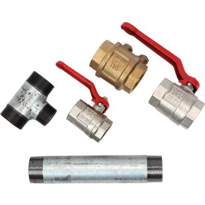 Floraworld, Accessoires d'irrigation, Double corps de pompe 400 mm AG 1 1/4 pouce latéral 1 pouce - Publicité Floraworld, Accessoires d'irrigation, Double corps de pompe 400 mm AG 1 1/4 pouce latéral 1 pouce - Publicité