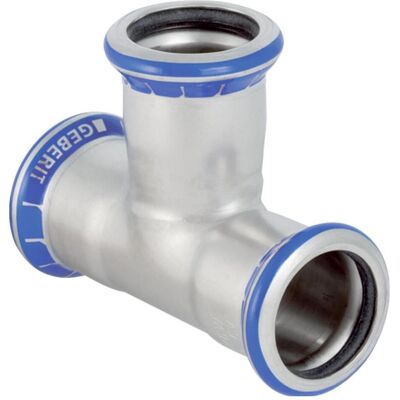 Geberit Technique de raccordement des tubes, Thé Rustfri 88,9 MM - MA-Press. Kun M-bakker (Connexion en T) - Publicité Geberit Technique de raccordement des tubes, Thé Rustfri 88,9 MM - MA-Press. Kun M-bakker (Connexion en T) - Publicité