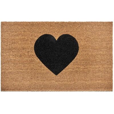 Hanse Home Cocco Black Heart Tapis - Tapis - Publicité Hanse Home Cocco Black Heart Tapis - Tapis - Publicité