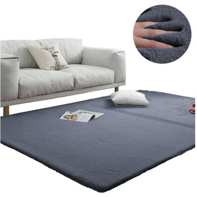 STRADO - Rabbit - Argent - 160x230 - Tapis - Publicité STRADO - Rabbit - Argent - 160x230 - Tapis - Publicité