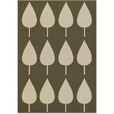 Hanse Home Joli Tapis Feuilles Vert Crème - Tapis - Publicité Hanse Home Joli Tapis Feuilles Vert Crème - Tapis - Publicité