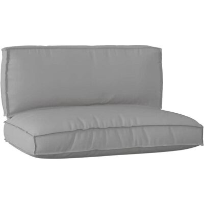 Vidaxl - Ensemble de 2 Coussins de Palette Gris Polyester - Ensemble de 2 Coussins - Publicité Vidaxl - Ensemble de 2 Coussins de Palette Gris Polyester - Ensemble de 2 Coussins - Publicité