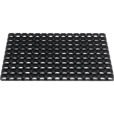 Tapis en Caoutchouc Noir Hamat - 80x120cm - Antidérapant - Publicité Tapis en Caoutchouc Noir Hamat - 80x120cm - Antidérapant - Publicité