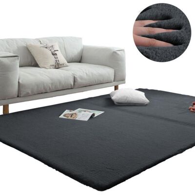 Strado - Rabbit Room Carpet - DeepGrey - 200x140 cm - Publicité Strado - Rabbit Room Carpet - DeepGrey - 200x140 cm - Publicité