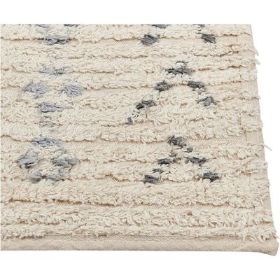 Tapis en Coton Beige Beliani - Motif Géométrique, 80 x 150 cm - Décoration Salon - Publicité Tapis en Coton Beige Beliani - Motif Géométrique, 80 x 150 cm - Décoration Salon - Publicité