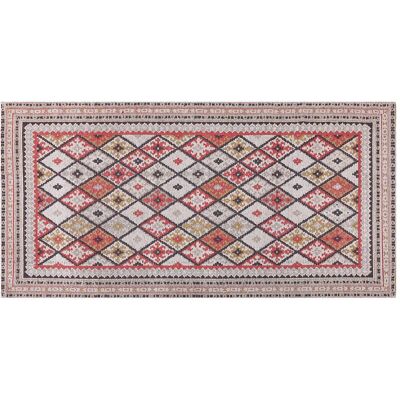 Tapis en coton multicolore Beliani ANADAG - Tapis - Publicité Tapis en coton multicolore Beliani ANADAG - Tapis - Publicité