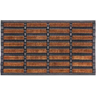 Hanse Home Collection Tapis Coco Noir - Extérieur/Intérieur - 45x75cm - Publicité Hanse Home Collection Tapis Coco Noir - Extérieur/Intérieur - 45x75cm - Publicité