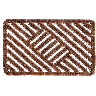 HANSE HOME - Grid Brushes Mat - Kokos - 75x45 cm - Tapis d'entrée - Publicité HANSE HOME - Grid Brushes Mat - Kokos - 75x45 cm - Tapis d'entrée - Publicité