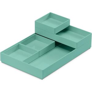 Moxom, Boîte de rangement, Jeu de bacs Modular Tray, 250x170x35mm, 5 pièces, turquoise (17 cm, 5x) - Publicité Moxom, Boîte de rangement, Jeu de bacs Modular Tray, 250x170x35mm, 5 pièces, turquoise (17 cm, 5x) - Publicité