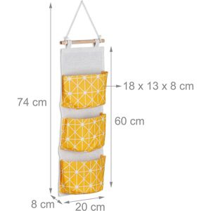 Relaxdays, Corbeille de rangement, Organiseur suspendu (20 cm) - Publicité Relaxdays, Corbeille de rangement, Organiseur suspendu (20 cm) - Publicité