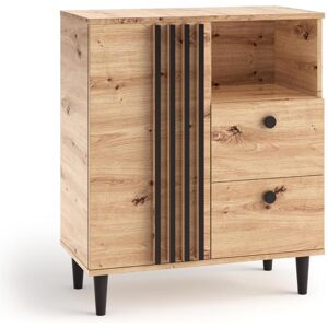 ADRK Furniture, Commode + buffet, Commode LIVIA 01 (80 x 40 x 92.50 cm) - Publicité ADRK Furniture, Commode + buffet, Commode LIVIA 01 (80 x 40 x 92.50 cm) - Publicité