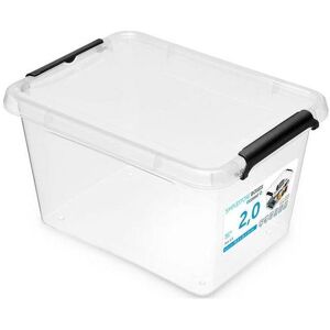 Orplast, Boîte de rangement, Boîte de rangement Simple Box, 2l, transparent (5 cm, 2 l) - Publicité Orplast, Boîte de rangement, Boîte de rangement Simple Box, 2l, transparent (5 cm, 2 l) - Publicité