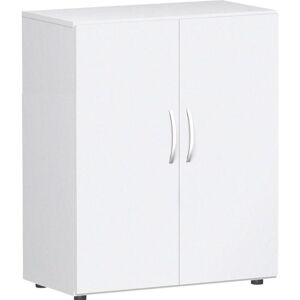 Armoire à dossiers geramöbel S-383102-WW blanc 2 étagères 80x42x110cm - Publicité Armoire à dossiers geramöbel S-383102-WW blanc 2 étagères 80x42x110cm - Publicité