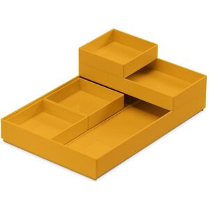 Moxom, Boîte de rangement, Jeu de bacs Modular Tray, 250x170x35mm, 5 pièces, jaune (17 cm, 5x) - Publicité Moxom, Boîte de rangement, Jeu de bacs Modular Tray, 250x170x35mm, 5 pièces, jaune (17 cm, 5x) - Publicité