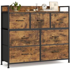 Songmics, Commode + buffet, Buffet (98 x 28.50 x 85 cm) - Publicité Songmics, Commode + buffet, Buffet (98 x 28.50 x 85 cm) - Publicité