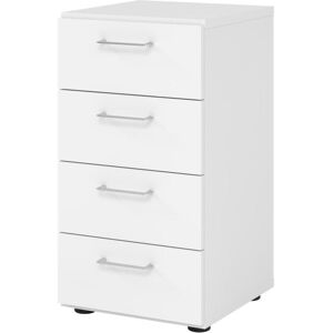 BS 924S4 Armoire blanche à 2 portes - Étagère - Publicité BS 924S4 Armoire blanche à 2 portes - Étagère - Publicité