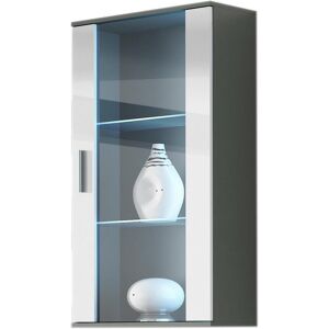 Cama, Vitrine + meuble buffet, SOHOWITS2 SZ/BI Armoire de salon Vitrine (60 x 29 x 115 cm) - Publicité Cama, Vitrine + meuble buffet, SOHOWITS2 SZ/BI Armoire de salon Vitrine (60 x 29 x 115 cm) - Publicité