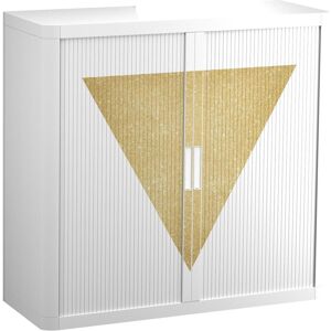 Paperflow, Armoire de bureau, easyOffice Classic Chic Armoire à rideau 61360 1 étagère 110,0 x 41,5 x 104,0 cm (110 x 41.50 x 104 cm) - Publicité Paperflow, Armoire de bureau, easyOffice Classic Chic Armoire à rideau 61360 1 étagère 110,0 x 41,5 x 104,0 cm (110 x 41.50 x 104 cm) - Publicité