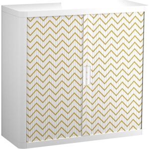 Paperflow, Armoire de bureau, easyOffice Classic Chic Armoire à rideau 60052 1 étagère 110,0 x 41,5 x 104,0 cm (110 x 41.50 x 104 cm) - Publicité Paperflow, Armoire de bureau, easyOffice Classic Chic Armoire à rideau 60052 1 étagère 110,0 x 41,5 x 104,0 cm (110 x 41.50 x 104 cm) - Publicité