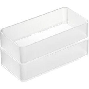 Yamazaki, Boîte de rangement, Organiseur empilable M (lot de 2) TOWER (16 cm, 0.37 l, 2x) - Publicité Yamazaki, Boîte de rangement, Organiseur empilable M (lot de 2) TOWER (16 cm, 0.37 l, 2x) - Publicité