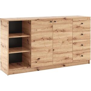 ADRK Furniture, Commode + buffet, Commode Evi II (160 x 40 x 87 cm) - Publicité ADRK Furniture, Commode + buffet, Commode Evi II (160 x 40 x 87 cm) - Publicité