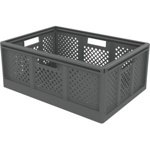 Sundis, Boîte de rangement, FOLD'N STORE Klappbox 40,0 l grau 54,6 x 38,6 x 22,6 cm (38.60 cm, 40 l, 1x) - Publicité Sundis, Boîte de rangement, FOLD'N STORE Klappbox 40,0 l grau 54,6 x 38,6 x 22,6 cm (38.60 cm, 40 l, 1x) - Publicité