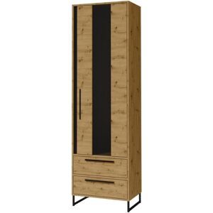 ADRK Furniture, Vitrine + meuble buffet, Vitrine haute BAHAR (60 x 40 x 200 cm) - Publicité ADRK Furniture, Vitrine + meuble buffet, Vitrine haute BAHAR (60 x 40 x 200 cm) - Publicité