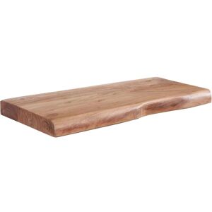 Étagère Murale en Acacia - Style Rustique - 40cm - Publicité Étagère Murale en Acacia - Style Rustique - 40cm - Publicité