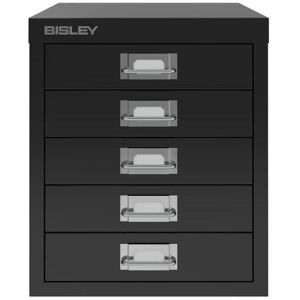 Bisley MultiDrawer Mobilier de Bureau - 5 Tiroirs A4 - Noir - Publicité Bisley MultiDrawer Mobilier de Bureau - 5 Tiroirs A4 - Noir - Publicité