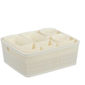 Relaxdays, Corbeille de rangement, organisateur de tiroirs 10 pcs (35 cm) - Publicité Relaxdays, Corbeille de rangement, organisateur de tiroirs 10 pcs (35 cm) - Publicité