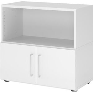 Hammerbacher, Armoire de bureau, Armoire à étagères FlexWall, VFW28T1KG/W/W/BS blanc 1 étagère 80,0 x 40,0 x 74,6 cm (80 x 40 x 74.60 cm) - Publicité Hammerbacher, Armoire de bureau, Armoire à étagères FlexWall, VFW28T1KG/W/W/BS blanc 1 étagère 80,0 x 40,0 x 74,6 cm (80 x 40 x 74.60 cm) - Publicité