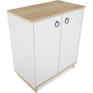 Hanah Home, Commode + buffet, Daniela (42 x 42 x 83.10 cm) - Publicité Hanah Home, Commode + buffet, Daniela (42 x 42 x 83.10 cm) - Publicité