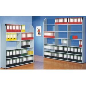 Étagère de fichiers Kerkmann Dante - 5 étagères - Gris clair - 80x32,5x225cm - Publicité Étagère de fichiers Kerkmann Dante - 5 étagères - Gris clair - 80x32,5x225cm - Publicité