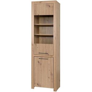ADRK Furniture, Vitrine + meuble buffet, JANEZ vitrine haute (58 x 40 x 200 cm) - Publicité ADRK Furniture, Vitrine + meuble buffet, JANEZ vitrine haute (58 x 40 x 200 cm) - Publicité