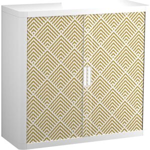 Paperflow, Armoire de bureau, easyOffice Classic Chic Armoire à rideau 60100 1 étagère 110,0 x 41,5 x 104,0 cm (110 x 41.50 x 104 cm) - Publicité Paperflow, Armoire de bureau, easyOffice Classic Chic Armoire à rideau 60100 1 étagère 110,0 x 41,5 x 104,0 cm (110 x 41.50 x 104 cm) - Publicité