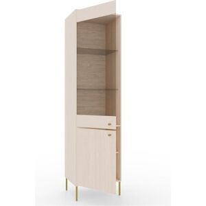 ADRK Furniture, Vitrine + meuble buffet, Vitrine Tili (51.80 x 40.80 x 195 cm) - Publicité ADRK Furniture, Vitrine + meuble buffet, Vitrine Tili (51.80 x 40.80 x 195 cm) - Publicité