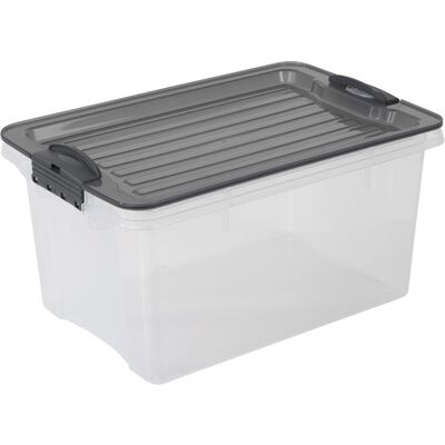 Rotho, Boîte de rangement, Compact (18.50 cm, 4.50 l, 1x) - Publicité Rotho, Boîte de rangement, Compact (18.50 cm, 4.50 l, 1x) - Publicité