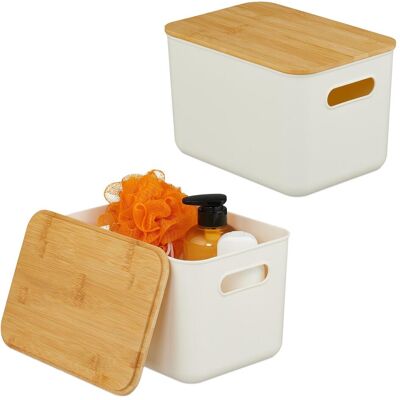 Relaxdays, Boîte de rangement, boîte rangement (26 cm) - Publicité Relaxdays, Boîte de rangement, boîte rangement (26 cm) - Publicité