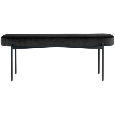 Paperflow, Banc, Banc GAIA L GBOLV.01.01 tissu noir 118,0 cm (118 cm) - Publicité Paperflow, Banc, Banc GAIA L GBOLV.01.01 tissu noir 118,0 cm (118 cm) - Publicité