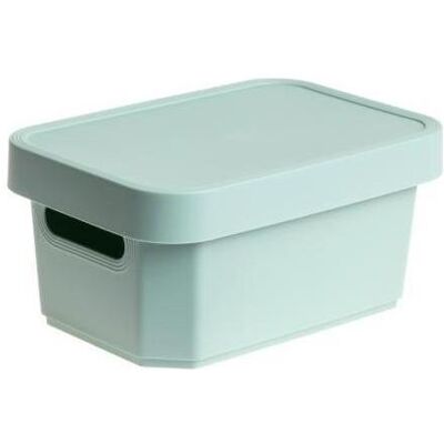 Domoletti, Boîte de rangement, CAVE BOX4.5L VERT NORDIQUE 26X18X12CM (18 cm, 4.50 l) - Publicité Domoletti, Boîte de rangement, CAVE BOX4.5L VERT NORDIQUE 26X18X12CM (18 cm, 4.50 l) - Publicité