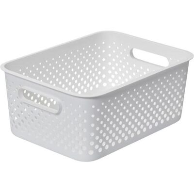 Smartstore, Corbeille de rangement, kurv Essence L 11,4L hvid (27 cm) - Publicité Smartstore, Corbeille de rangement, kurv Essence L 11,4L hvid (27 cm) - Publicité
