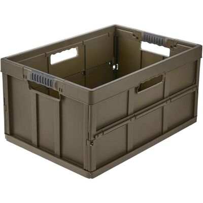 Keeeeper - Benno Professional Folding Box - 45 L - Olive - boîte de rangement - Publicité Keeeeper - Benno Professional Folding Box - 45 L - Olive - boîte de rangement - Publicité