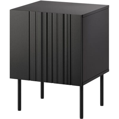 Cama, Table de chevet, Nachttisch 2 Stück ISLA 44 5x40x59 schwarz matt (44.50 x 40 x 59 cm) - Publicité Cama, Table de chevet, Nachttisch 2 Stück ISLA 44 5x40x59 schwarz matt (44.50 x 40 x 59 cm) - Publicité