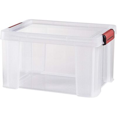 Sundis, Boîte de rangement, Clip'n Store (17 l, 1x, 38 x 29 x 22 cm) - Publicité Sundis, Boîte de rangement, Clip'n Store (17 l, 1x, 38 x 29 x 22 cm) - Publicité