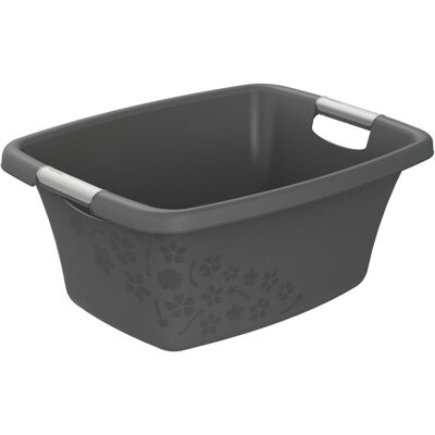 Rotho, Panier à linge, FLOWERS Bac à linge (25 l) - Publicité Rotho, Panier à linge, FLOWERS Bac à linge (25 l) - Publicité