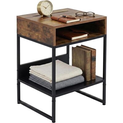 Relaxdays, Table de chevet, table de nuit (40 x 30 x 40 cm) - Publicité Relaxdays, Table de chevet, table de nuit (40 x 30 x 40 cm) - Publicité